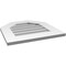 Ekena Millwork Octagonal Top Surface Mount PVC Gable Vent w/ 3-1/2"W x 1"P Standard Frame, 20"W x 20"H GVPOT20X2001SN - alternate 5